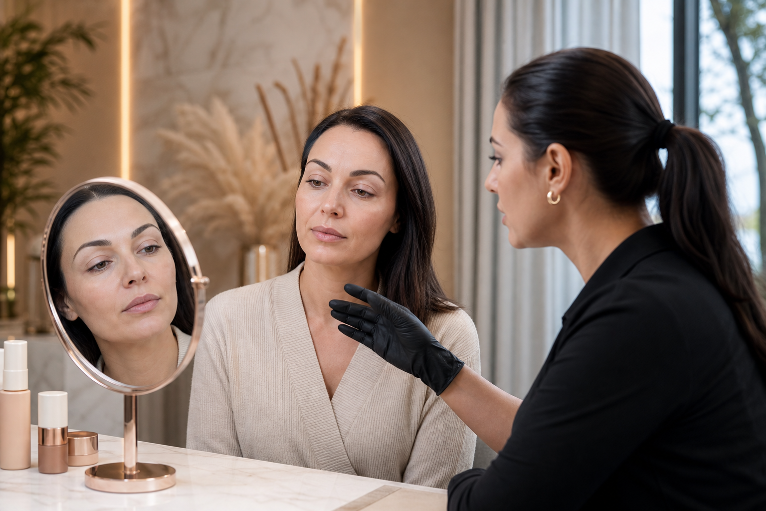 Lidstrich Permanent Make-up bei Schlupflidern natürlich planen in einem hochwertigen Berliner Beauty-Studio