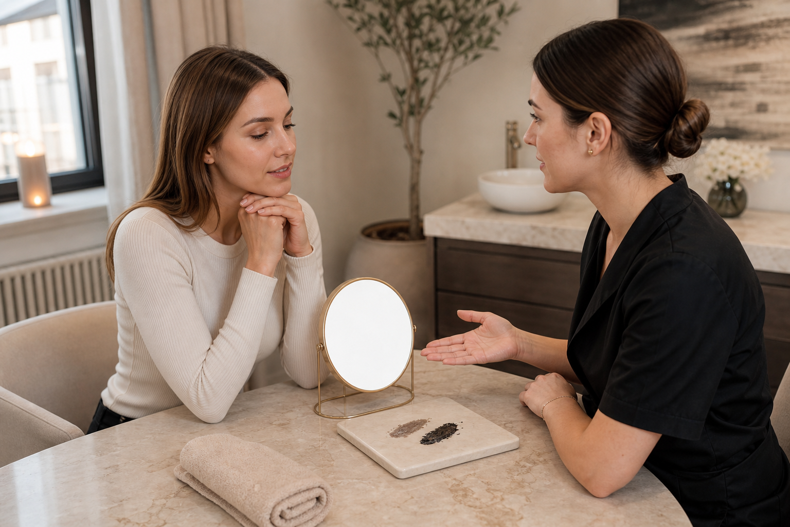Lidstrich Permanent Make-up bei sensibler Wasserlinie: Grenzen klären
