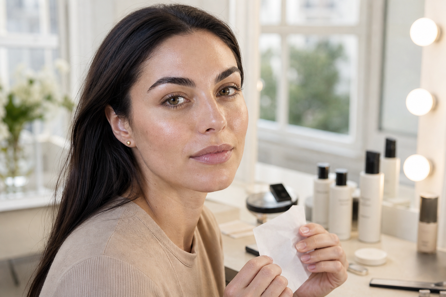 Permanent Make-up Augenbrauen bei fettiger Haut: Haltbarkeit realistisch einschätzen in einem eleganten Berliner Beauty-Studio