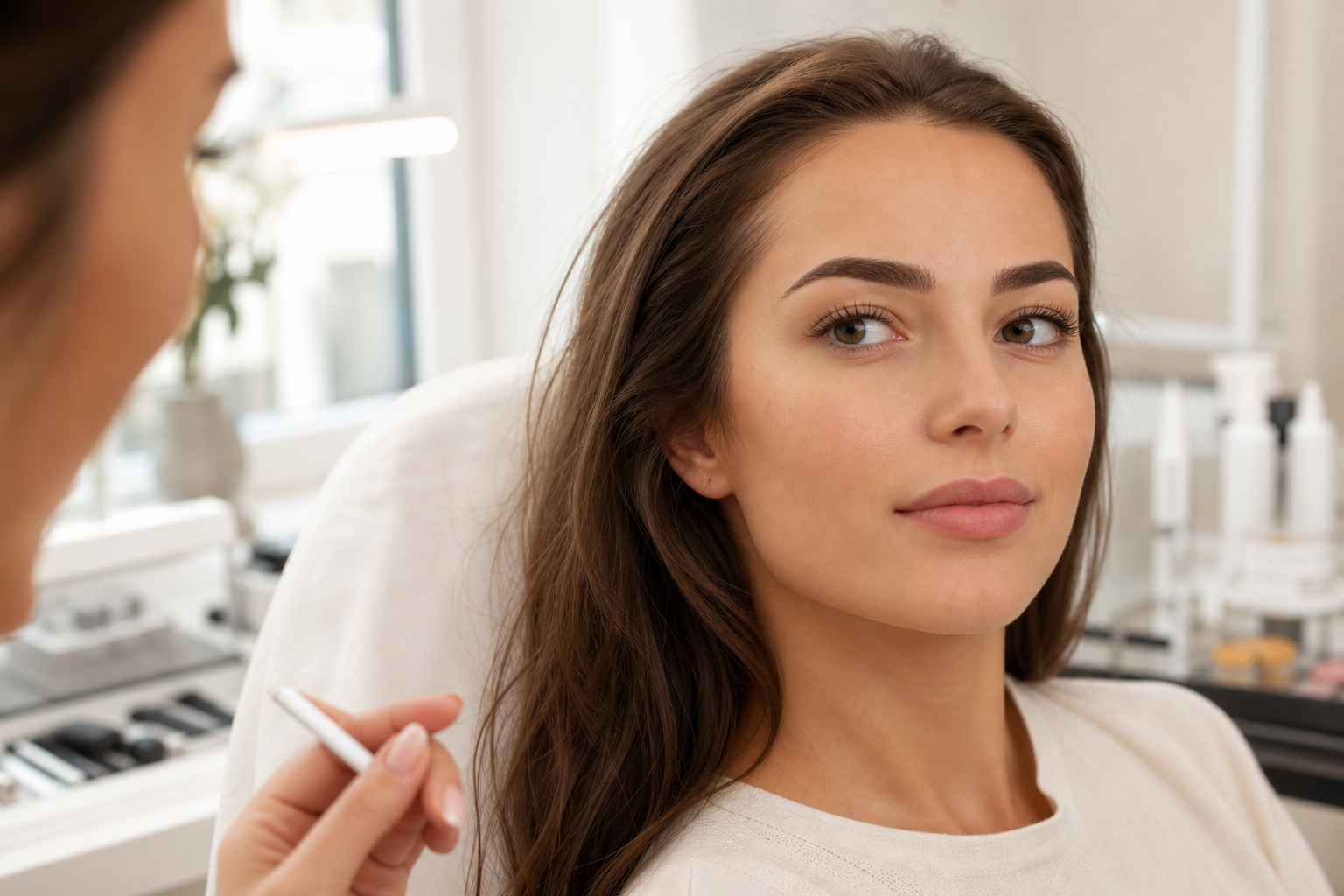 Permanent Make-up für Augenbrauen wenn Schminken jeden Morgen nervt in einem hochwertigen Berliner Beauty-Studio