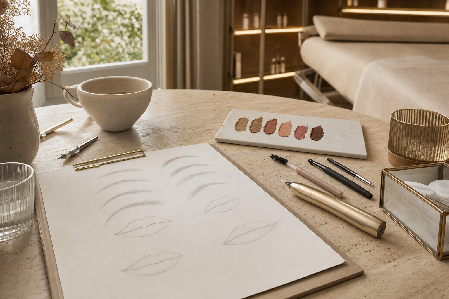 Permanent Make-up natürlich planen wenn man Angst vor Balken hat in einem hochwertigen Berliner Beauty-Studio