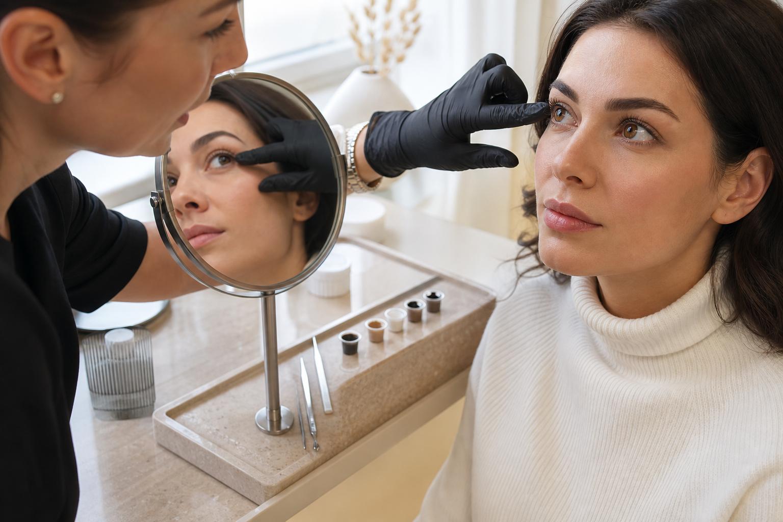 Wimpernkranzverdichtung statt Eyeliner: wer profitiert davon
